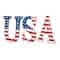 Glitzhome® 45" Patriotic America USA Yard Stake Set